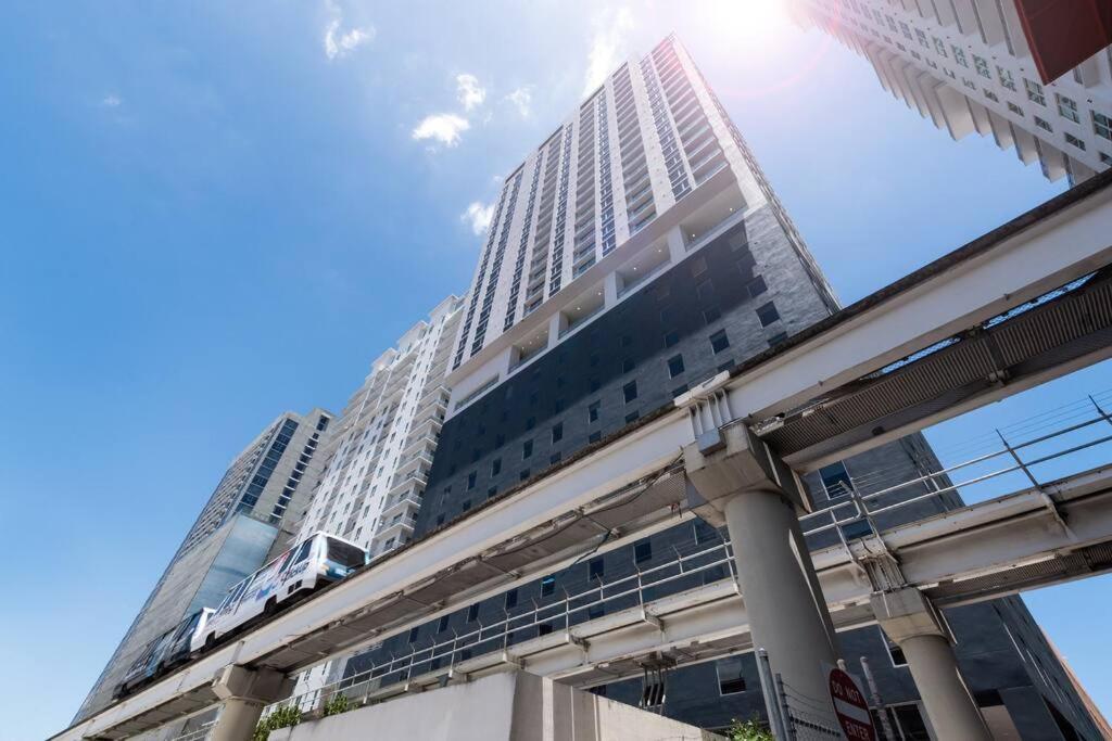 Stylish Modern Downtown Studio Free Parking Apartamento Miami Exterior foto