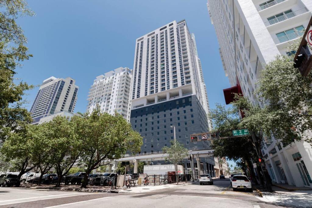 Stylish Modern Downtown Studio Free Parking Apartamento Miami Exterior foto